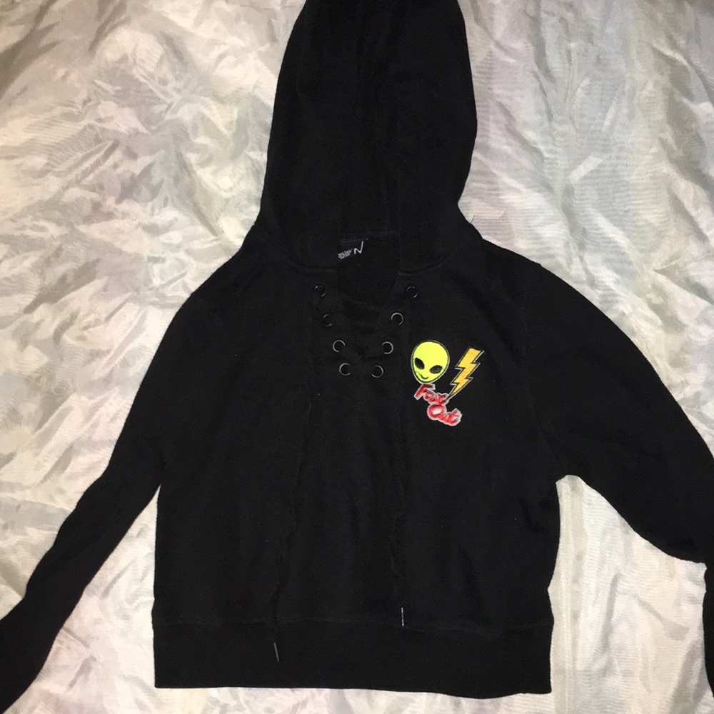 Cropped hoodie